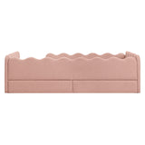 Lit Simple Rizo Inspiré Montessori - Boucle Rose-Babyletto-LET-M31376PRSB-CLÉMENT
