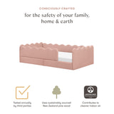 Lit Simple Rizo Inspiré Montessori - Boucle Rose-Babyletto-LET-M31376PRSB-CLÉMENT