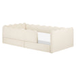 Lit Simple Rizo Inspiré Montessori - Boucle Ivoire-Babyletto-LET-M31376PWB-CLÉMENT