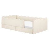 Lit Simple Rizo Inspiré Montessori - Boucle Ivoire-Babyletto-LET-M31376PWB-CLÉMENT