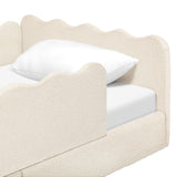 Lit Simple Rizo Inspiré Montessori - Boucle Ivoire-Babyletto-LET-M31376PWB-CLÉMENT