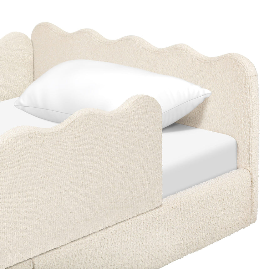 Lit Simple Rizo Inspiré Montessori - Boucle Ivoire-Babyletto-LET-M31376PWB-CLÉMENT