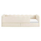 Lit Simple Rizo Inspiré Montessori - Boucle Ivoire-Babyletto-LET-M31376PWB-CLÉMENT
