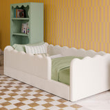 Lit Simple Rizo Inspiré Montessori - Boucle Ivoire-Babyletto-LET-M31376PWB-CLÉMENT