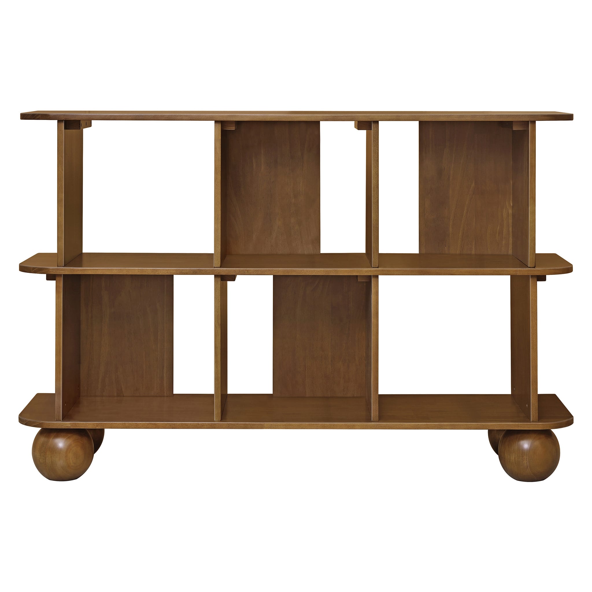 Crosby Open Bookcase - Walnut – CLÉMENT