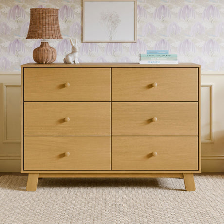 Commode 6 Tiroirs Hudson - Miel-Babyletto-LET-M32526HY-CLÉMENT