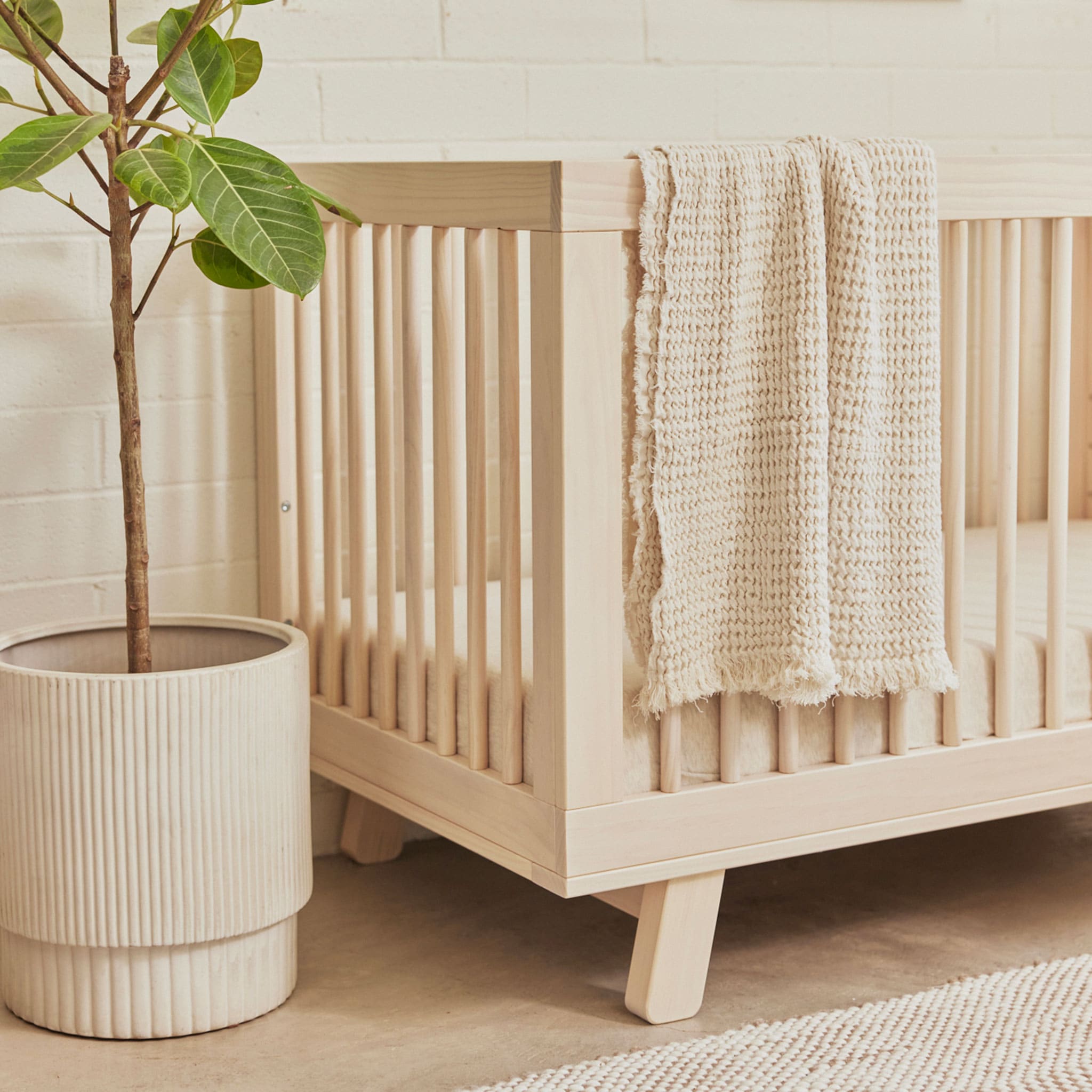 Couchette Convertible 3 en 1 Hudson - Naturel Lavé - Babyletto