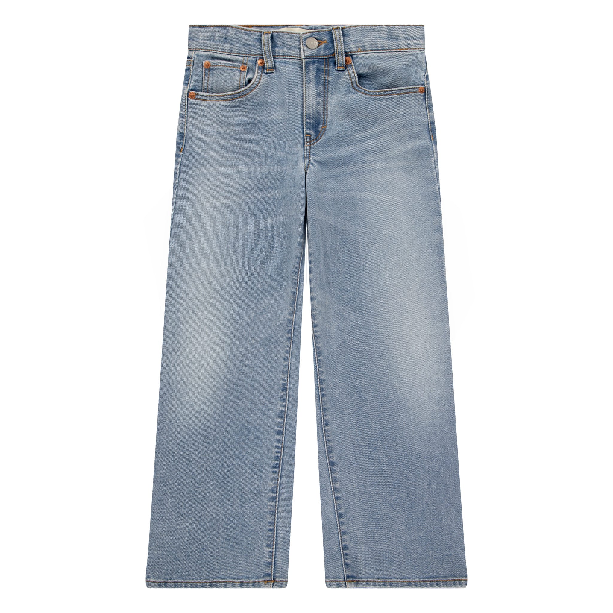 【mnem】Renen snap wide denim mnem(ムネム) - リネンスナップワイドデニム / Renen snap wide