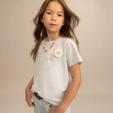 Floral Stamp T-shirt 7-16y