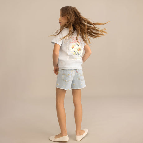 T-shirt Floral Stamp 7-16ans