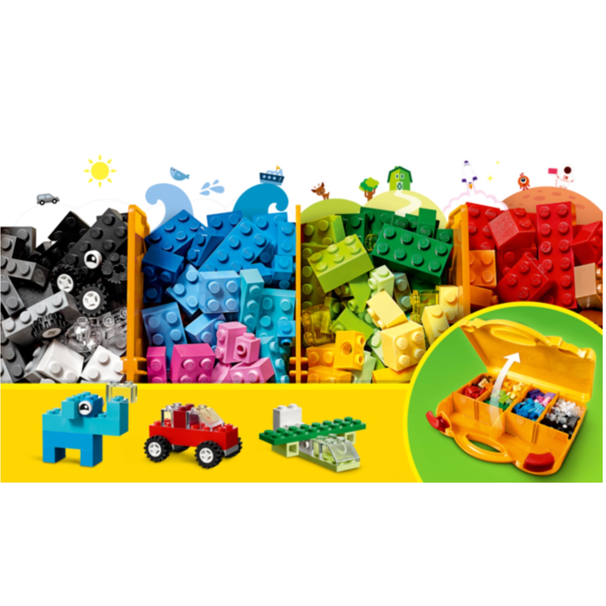 LEGO® Classic La valise créative - LEGO® – CLÉMENT