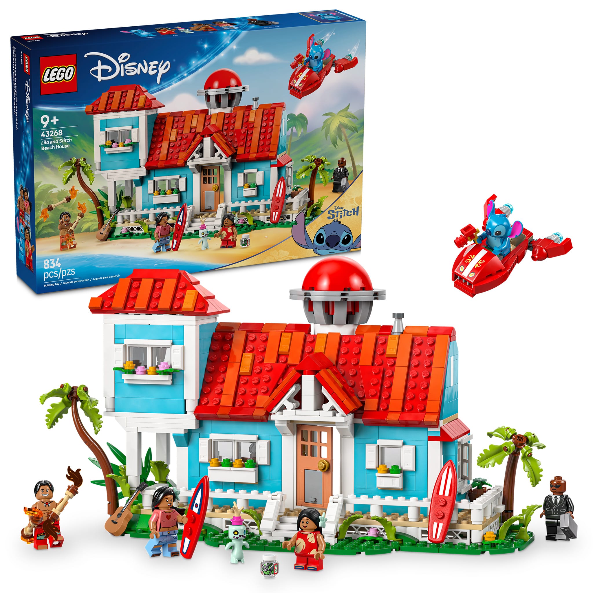 LEGO® ǀ Disney La maison sur la plage de Lilo et Stitch - LEGO