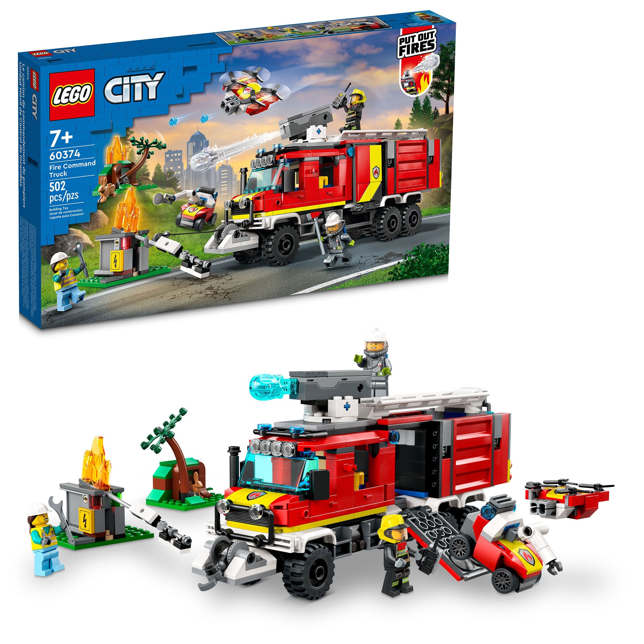 LEGO® City Le camion de commandement de pompiers - LEGO® – CLÉMENT