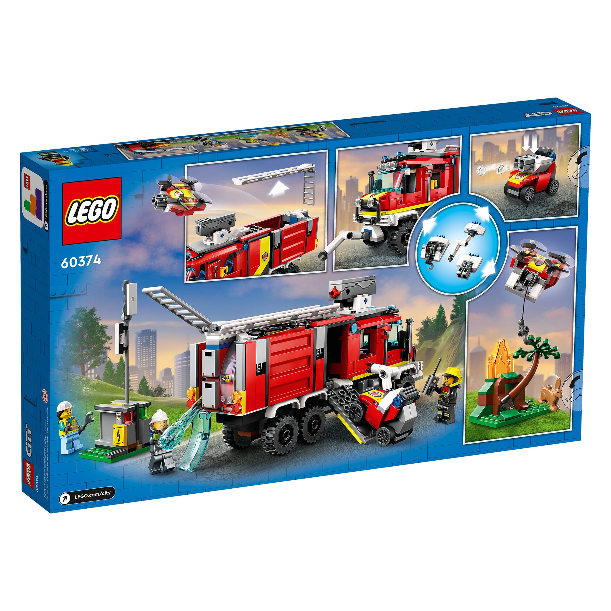 LEGO® City Le camion de commandement de pompiers - LEGO® – CLÉMENT