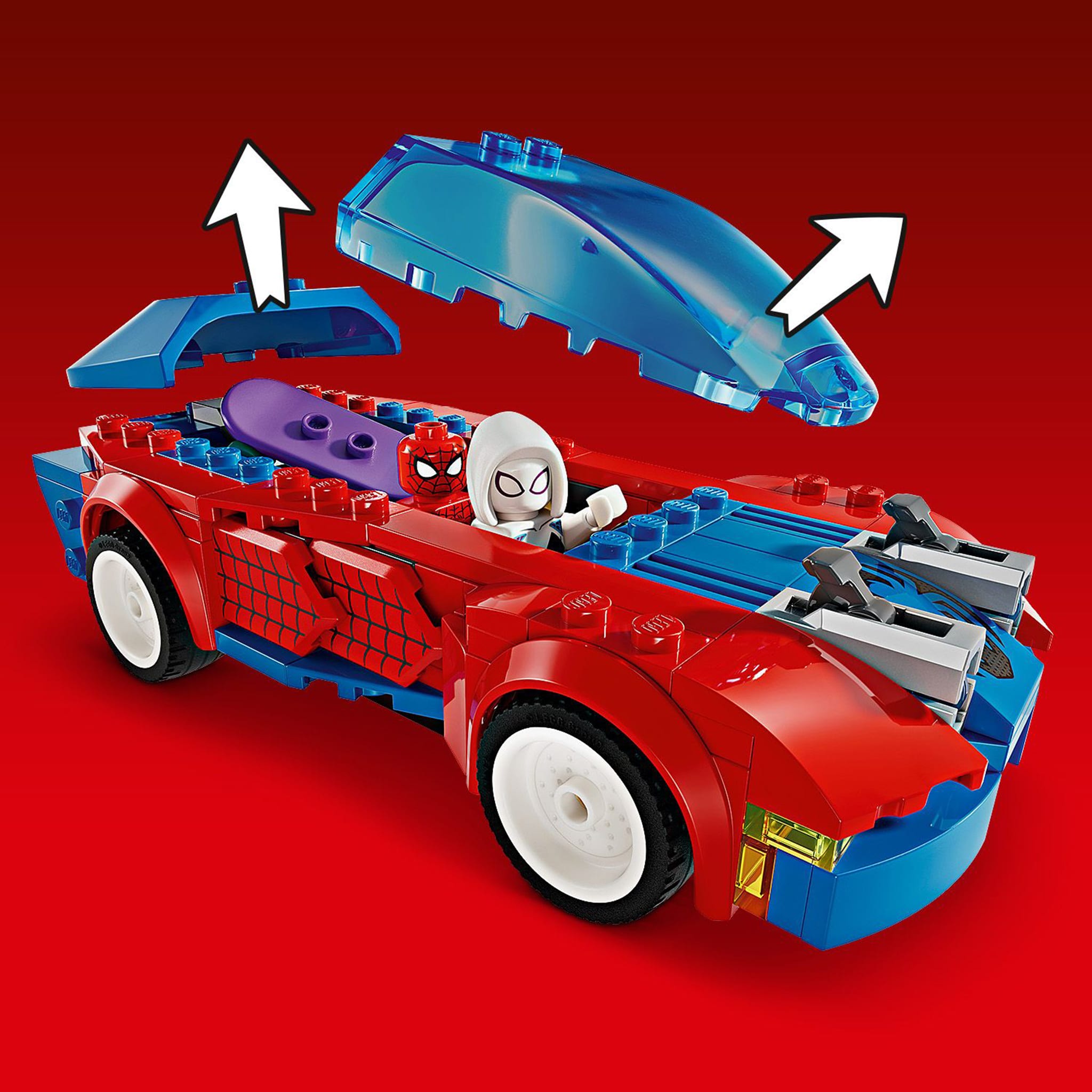 LEGO® Marvel La voiture de course de Spider-Man et le Bouffon vert