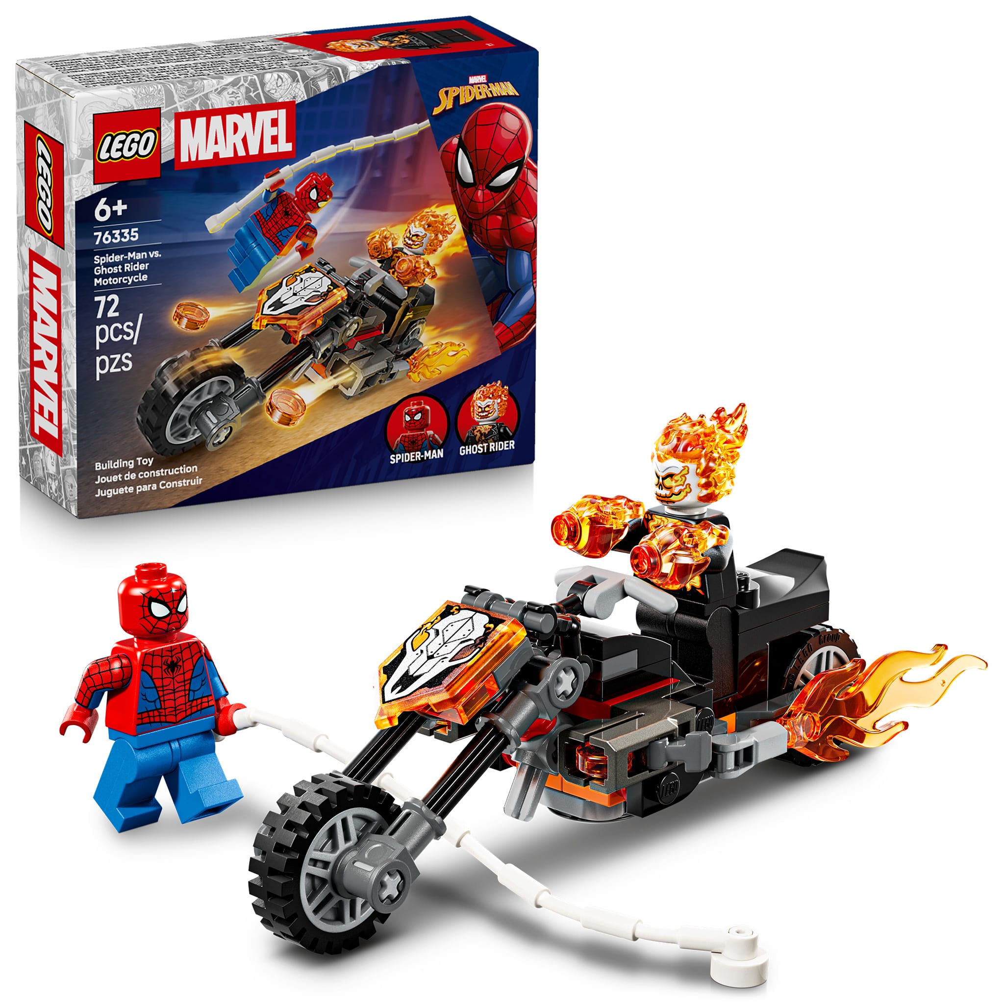 LEGO® ǀ Marvel Spider-Man contre la moto de Ghost Rider - LEGO