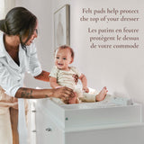 Plateau à Langer pour Laurel/Aster - Blanc-Little Seeds-LIS-CG004WHPL-CLÉMENT