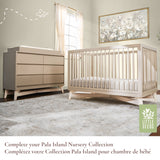 Couchette Convertible 4-en-1 Pala - Taupe/Blanc Lavé-Little Seeds-LIS-CR013TPWS-CLÉMENT