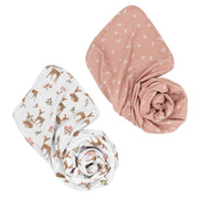 Couvertures (2) Coton - Jardin Sophia-Living Textiles-LIV-203299-CLÉMENT