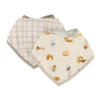 Bavoirs Bandana Mousseline(2) - Déjeuner-Loulou Lollipop-LLP-BIBFBK-CLÉMENT