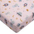 Drap Contour pour Lit de Bébé - Mousseline Bambou Astro-Loulou Lollipop-LLP-CRIBASX-CLÉMENT