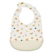 Bavoir en Silicone - Déjeuner-Loulou Lollipop-LLP-SILBIBFBK-CLÉMENT