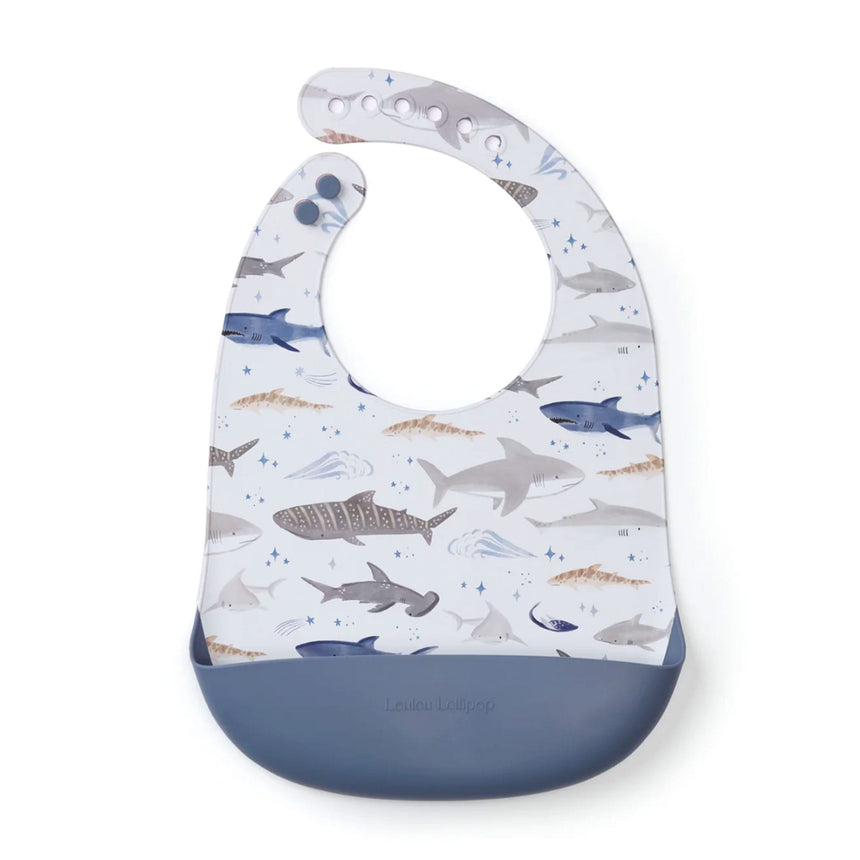 Silicone Bib - Sharks