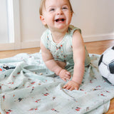 Couverture Mousseline Bambou - Soccer-Loulou Lollipop-LLP-SWBGM-CLÉMENT