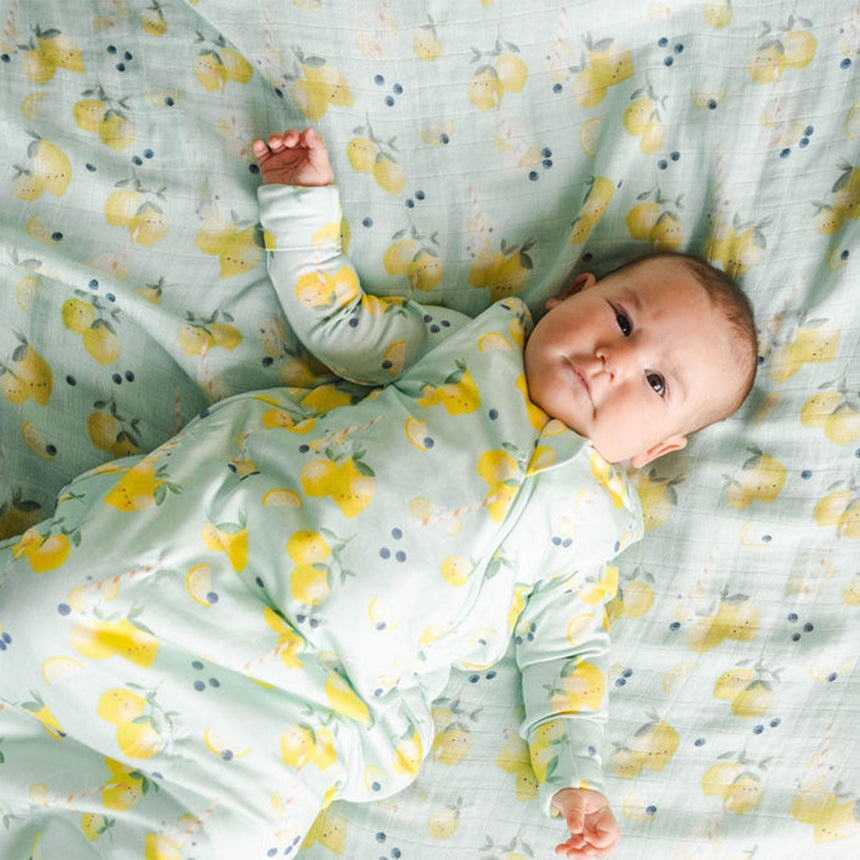 Couverture Mousseline Bambou - Limonade-Loulou Lollipop-LLP-SWLMN-CLÉMENT