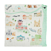 Couverture Mousseline Bambou - Québec-Loulou Lollipop-LLP-SWQUE-CLÉMENT
