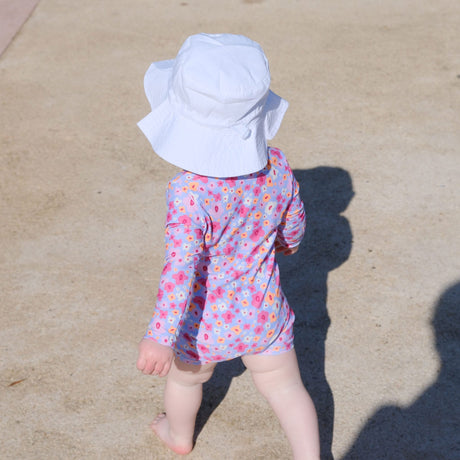 Flowers Long Sleeve Swimsuit 3-24m