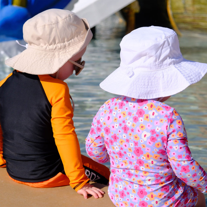 Maillot UV Manches Longues Fleurs 3-24mois-Look-LOK-1261052C-CLÉMENT