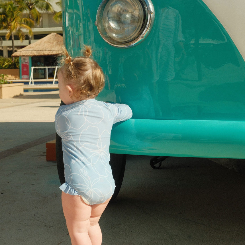 Maillot UV Manches Longues Hibiscus 3-24mois-Look-LOK-1261057C-CLÉMENT