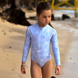 Maillot UV Manches Longues Hibiscus 2-14ans