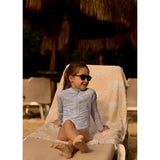 Maillot UV Manches Longues Hibiscus 2-14ans