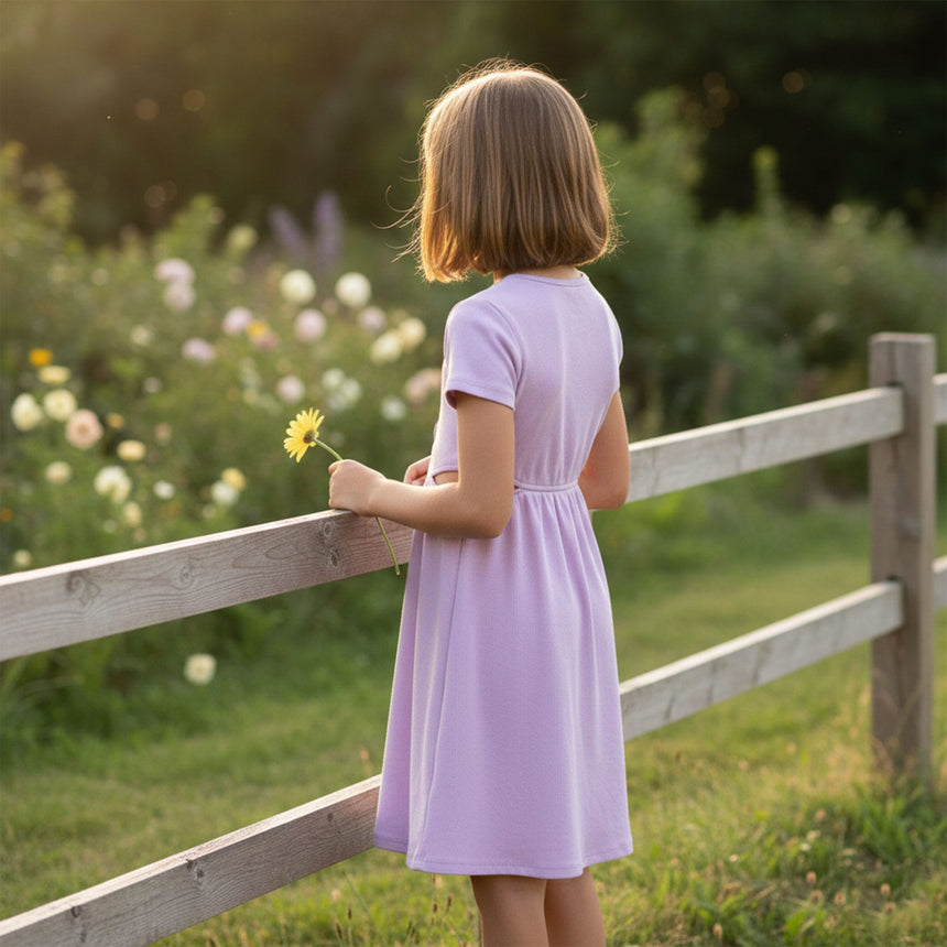 Robe Lilas Dolce Vita 7-14ans-Look-LOK-1263496C-LIL-CLÉMENT