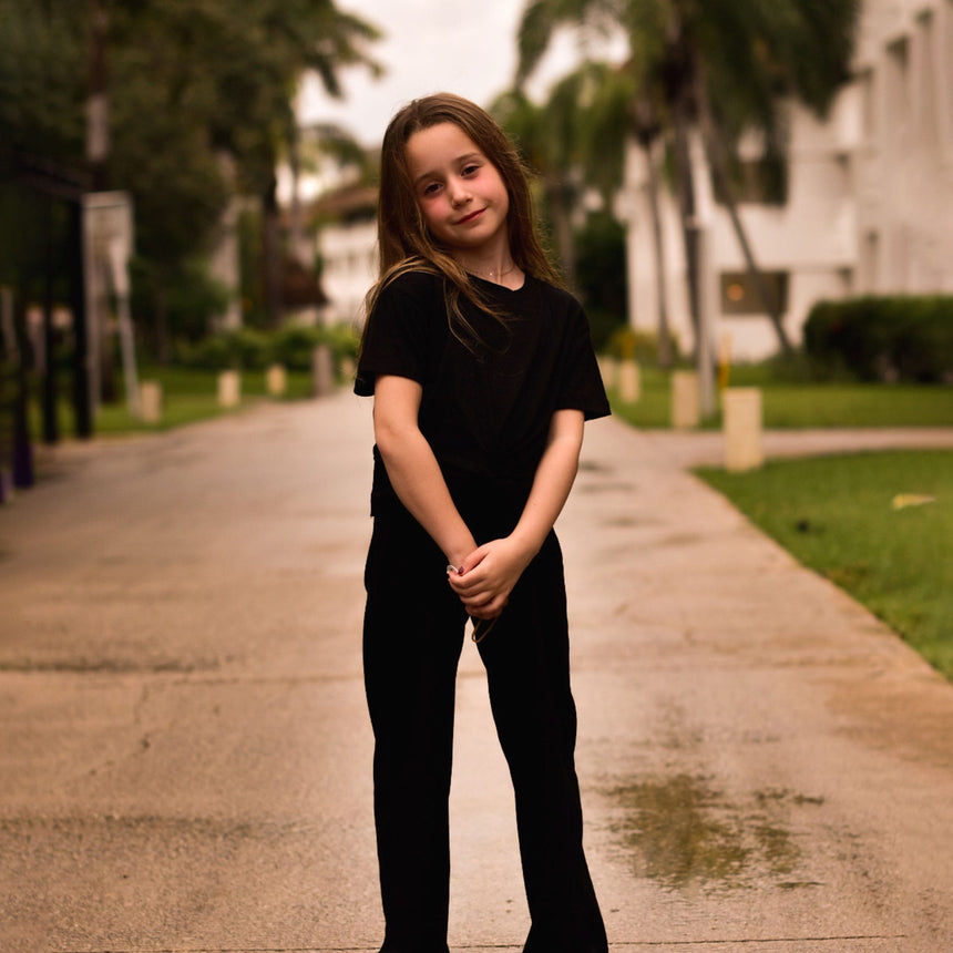 Cherries Knot T-shirt 7-14y