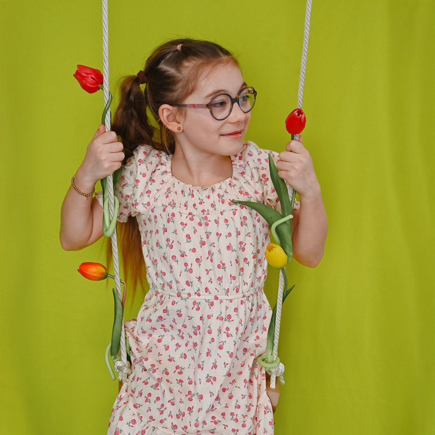 Robe Fleurs Cerises 7-14ans-Look-LOK-1263503C-CLÉMENT