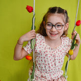 Robe Fleurs Cerises 7-14ans-Look-LOK-1263503C-CLÉMENT