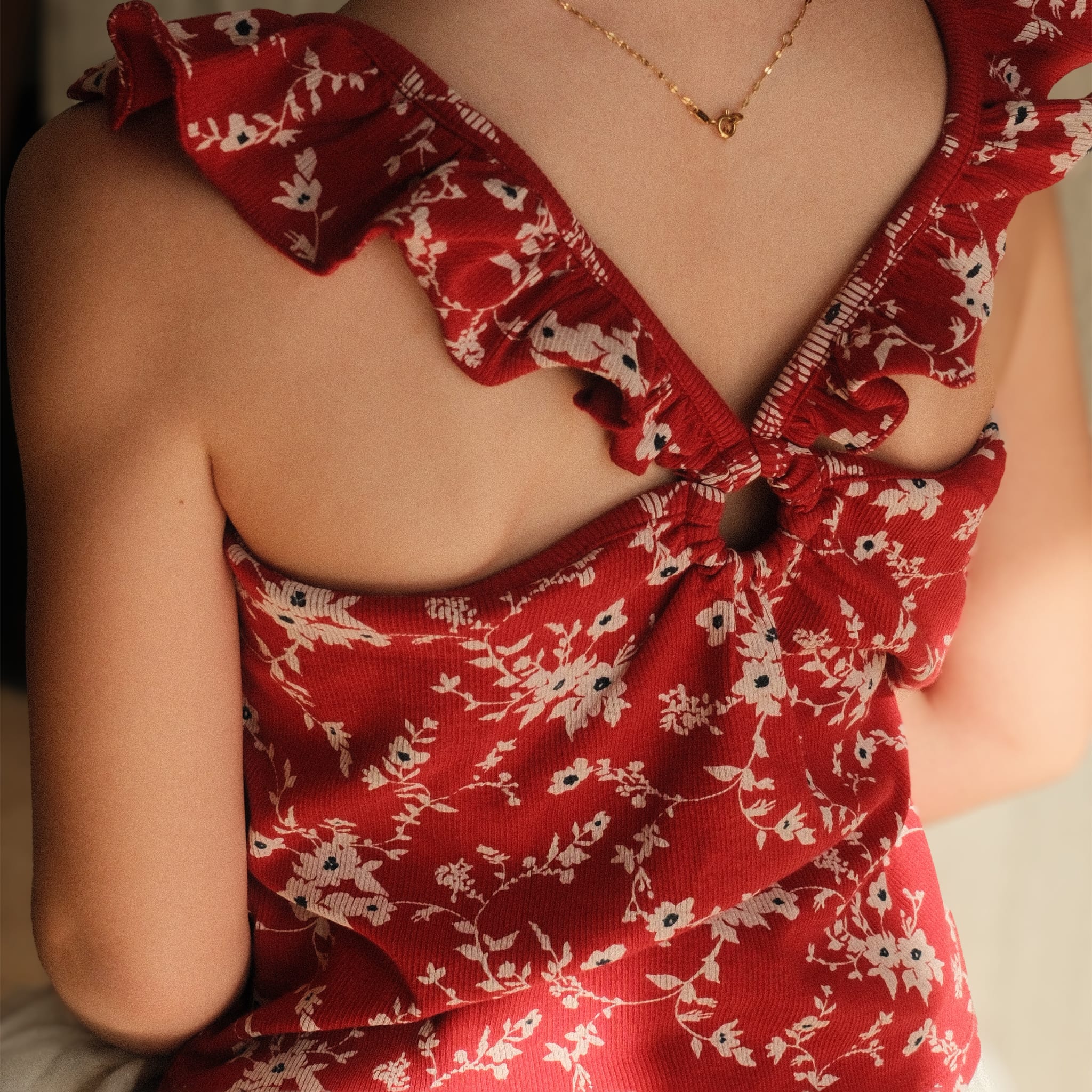 Cherries Flowers Tank Top 7-14 – CLÉMENT