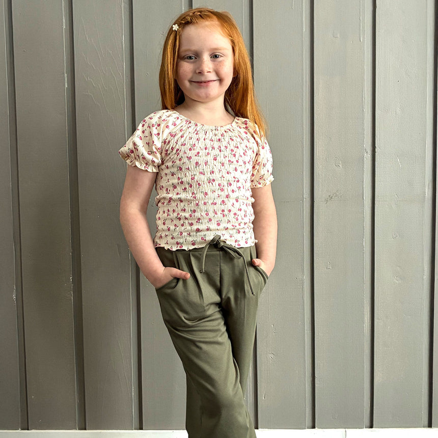 Cherries Wide Pants 7-14y