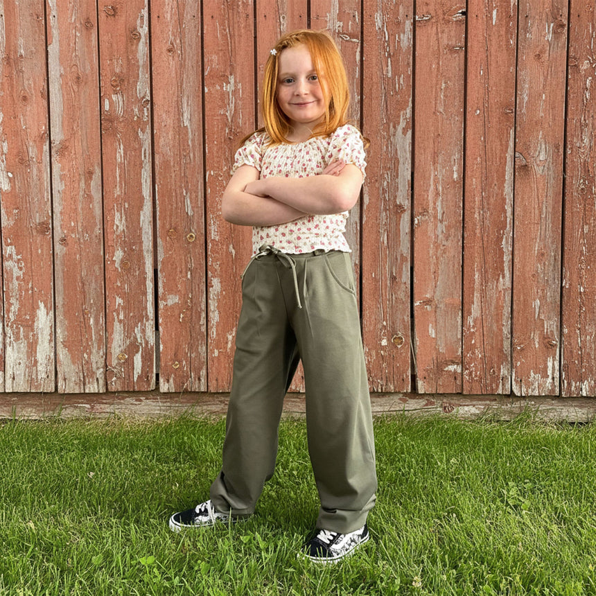 Cherries Wide Pants 7-14y