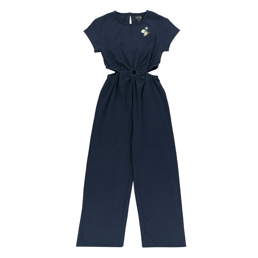 Combinaison Côtelée Dolce Vita 7-14ans-Look-Marine-S-LOK-1263514C-MAR-CLÉMENT