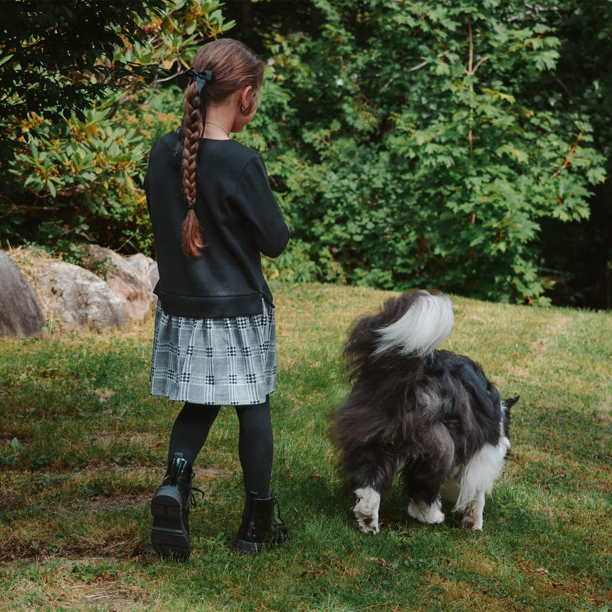 Robe Carreaux Romance 7-14ans