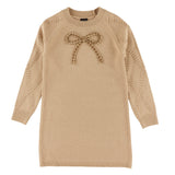 Robe Tricot Blush & Boucle 7-14ans-Look-Beige-S-LOK-2263493C-CLÉMENT