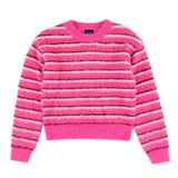 Pull Rayé Blush & Boucle 7-14ans-Look-Rose-S-LOK-2263505C-ROS-CLÉMENT