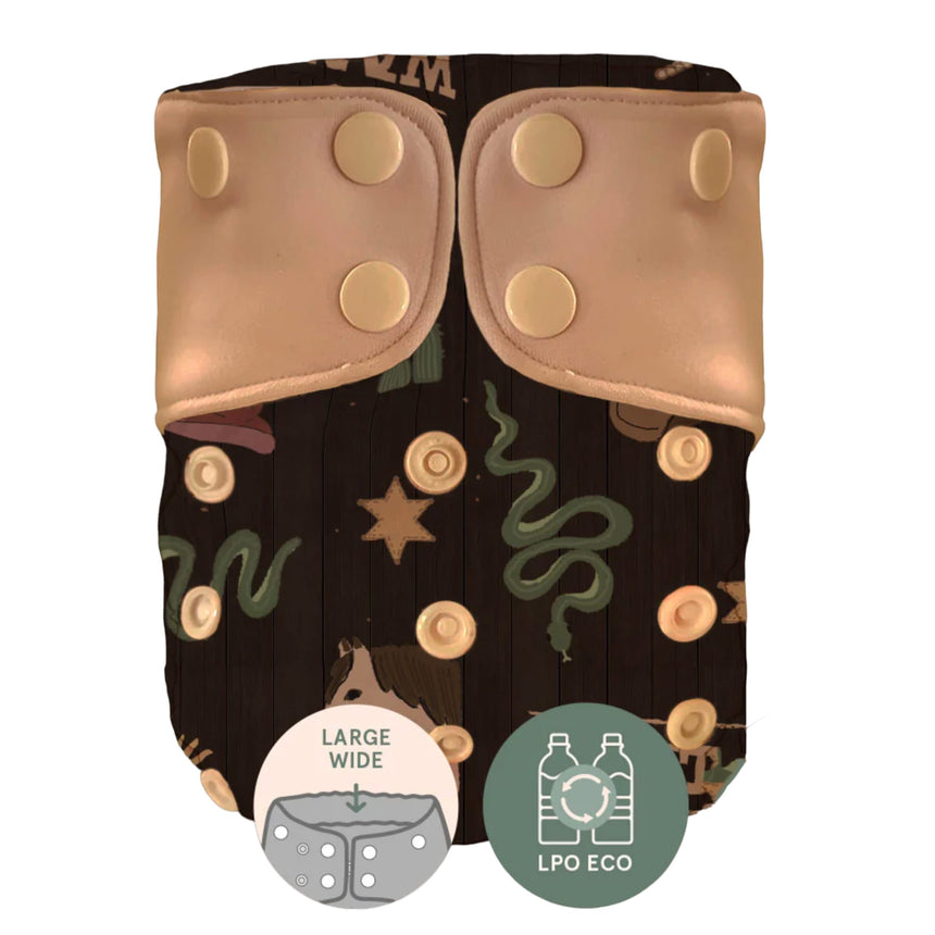 Cowboy Nb Cloth Diaper