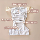 Couche Lavable Évolution 10-35lb - Moto-La Petite Ourse-LP3-C-NS-MOTO-CLÉMENT