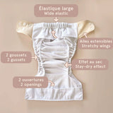 Couche Lavable Évolution - Pois 10-35lb-La Petite Ourse-LP3-C-NS-POIS-CLÉMENT