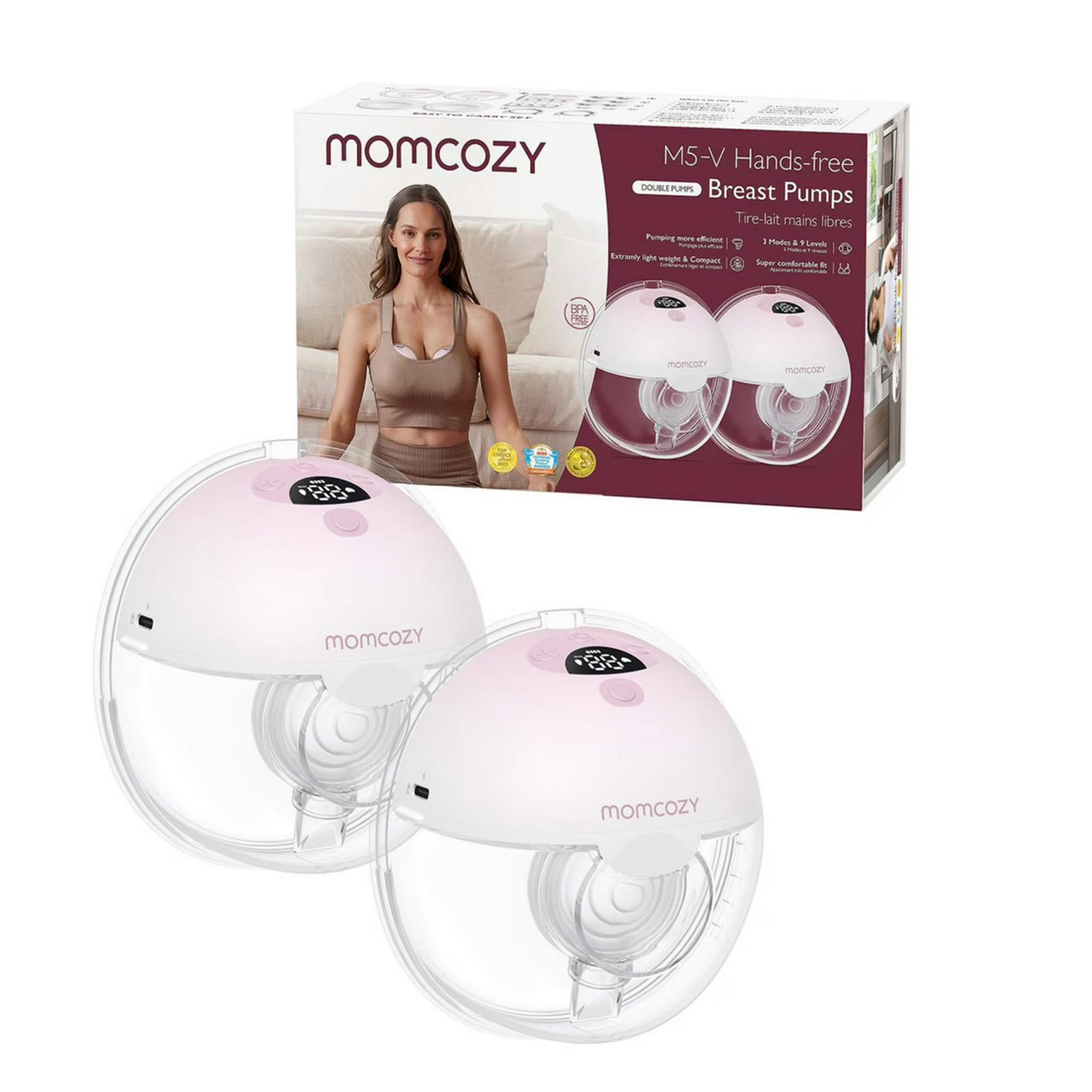 Pammela Moisesさん専用.5 M5 Hands Free Electronic Portable Breast Pump - Pink – CLÉMENT